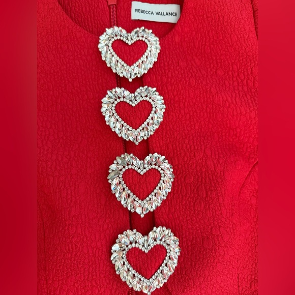 Rebecca Vallance Vibrant Red Mini Dress - Picture 11 of 16